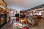 Mammoth Lakes Condo Rental Sunrise 6 - Comfortable Living Room with Queen Sofa Sleeper